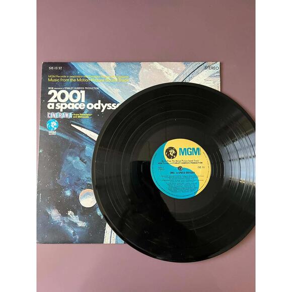 2001 A Space Odyssey Sound Track MGM Records VG+++ Vinyl LP AJ12